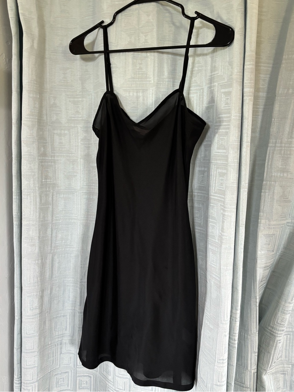 Trina Turk black silk mini slip dress liner Sz Sm 4